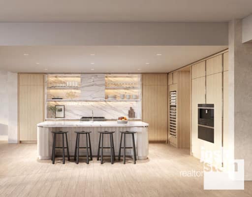 Rivage Bal Harbour Condos Kitchen Renderings