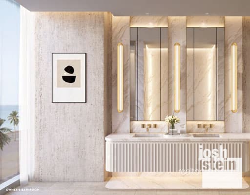 Rivage Bal Harbour Condos Bathroom Design