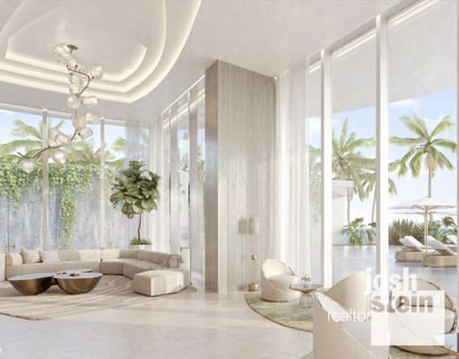 Lounge at Rivage Bal Harbour Condos
